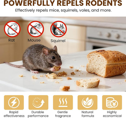 Rodent Repellent Indoor 36 Balls – Natural Peppermint Mouse Repellent, Mice Repellent Deterrent for