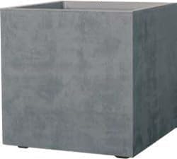 Deroma Millennium 19” Cube Planter | Lightweight & Durable Plastic | Indoor or Outdoor Pots for