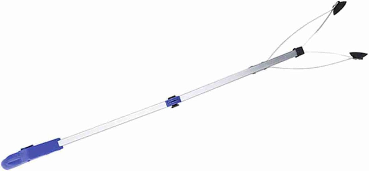 Garbage Picker Trash Grabber Rubbish Pick Up for Garden Leaves Waste Pick Up Tool(Blue Handle)