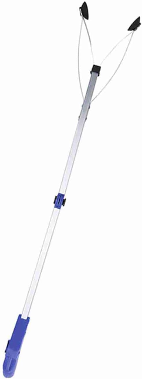 Garbage Picker Trash Grabber Rubbish Pick Up for Garden Leaves Waste Pick Up Tool(Blue Handle)