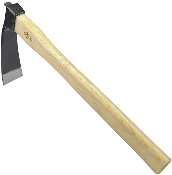 14 Inch Heavy Duty Narrow Hoe, Without Welding, Japanese Carbon Steel with Oak Wooden Handle