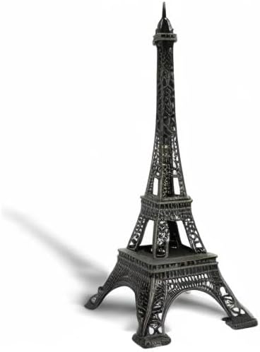 allgala 10" Eiffel Tower Statue Decor Alloy Metal, Black