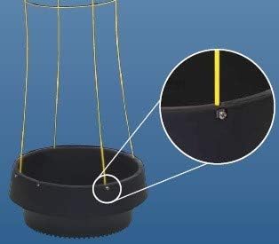 6 Pack of VegSTABLE Rings (Veggies Grow Up, Cages Won't Fall Over). Watering Tomatoes and