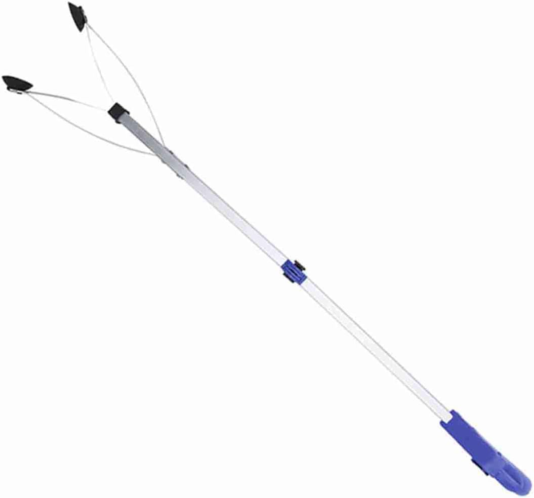 Garbage Picker Trash Grabber Rubbish Pick Up for Garden Leaves Waste Pick Up Tool(Blue Handle)