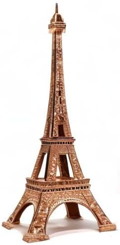 allgala Eiffel Tower Statue Decor Alloy Metal, and Size (10", Rose Gold)