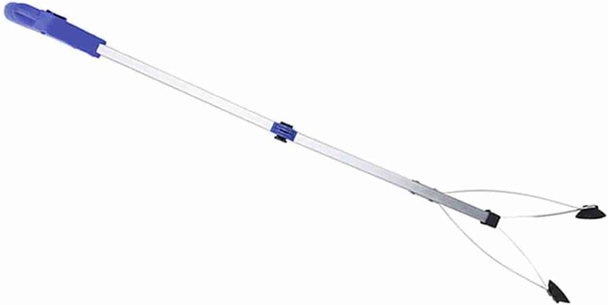 Garbage Picker Trash Grabber Rubbish Pick Up for Garden Leaves Waste Pick Up Tool(Blue Handle)