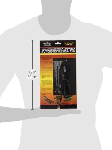iPower 6 by 8-Inch 8W Reptile Heat Mat, LCD Digital Aquarium Thermometer, Under Tank Warmer