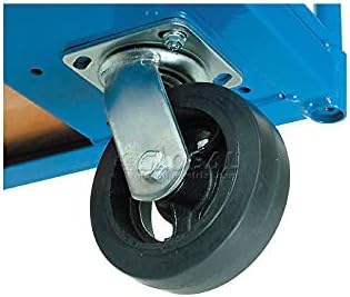 Global Industrial Wood Deck Platform Truck w/Removable Handles, 2400 Lb. Capacity, 6" Mold-On