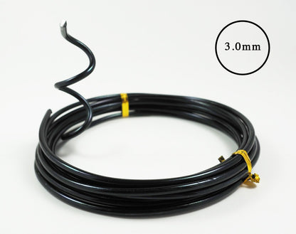 Anodized Aluminum Bonsai Training Wire 5-Size Starter Set with Canvas Bag - 1.0mm, 1.5mm, 2.0mm