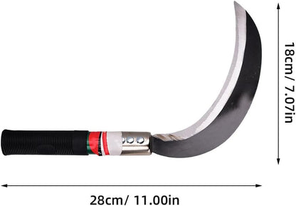 DOITOOL 2pcs Weeder Device Cutter Sickle Manganese Gardening Harvest Steel Grass Hook Reaping Tool
