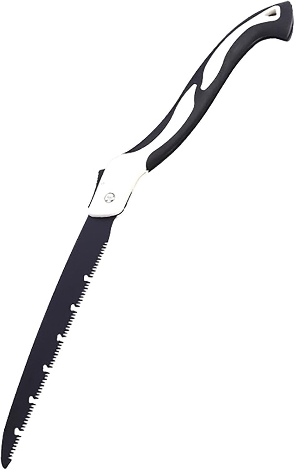 Folding Saw with Rubber Handle, 24.8 Inch Manganese Steel SK-5 Blade Pruning Saw for Hunting