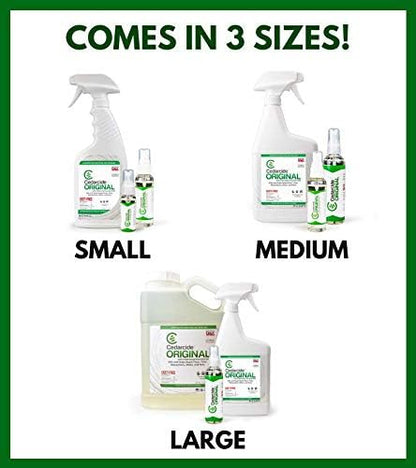 Cedarcide Original Bug Spray | Repel & Kill Fleas, Ticks, Mosquitoes, Mites, Ants & Chiggers | for