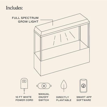 Modern Sprout Smart Growhouse - LED Grow Light for Indoor Plants - Plant Grow Light for Indoor