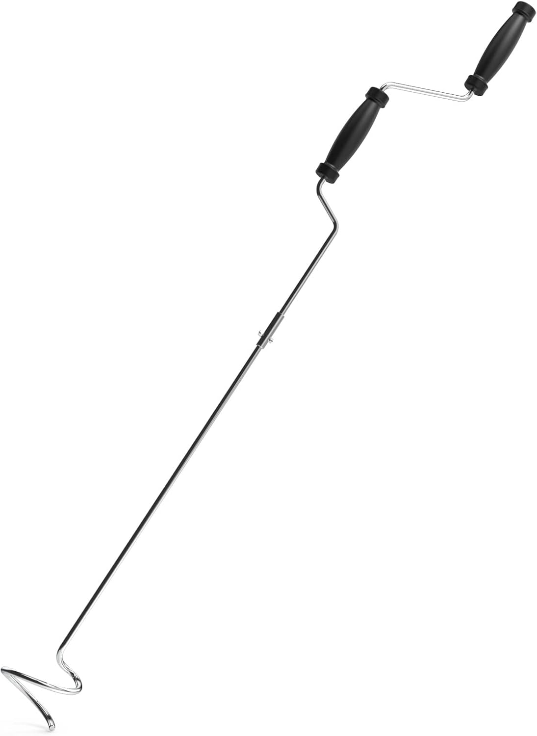 EJWOX Stainless Steel Compost Aerator Tool - Manual Turner & Mixer for Compost Tumblers and Bins |