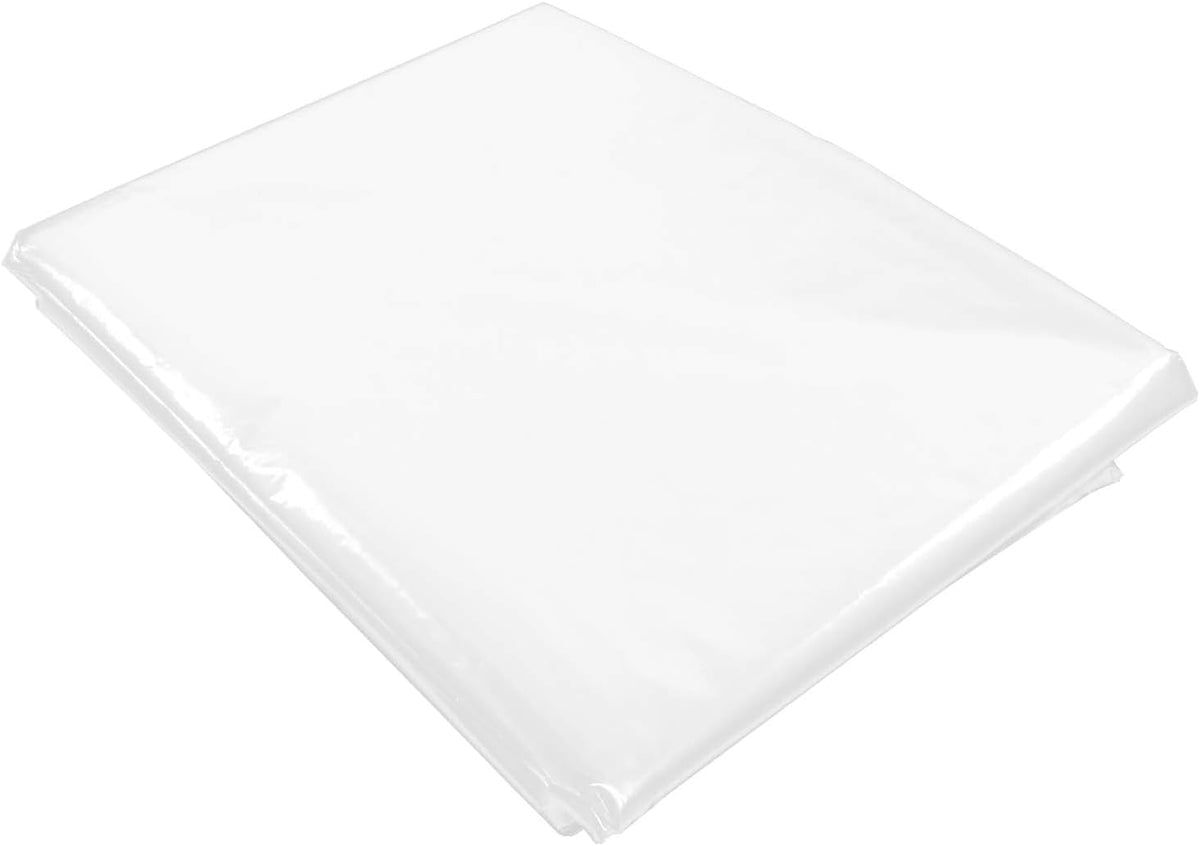 Plastic Sheeting, 4 Mil Thick Clear Polyethylene Film, Waterproof Multipurpose Tarp, Cuttable