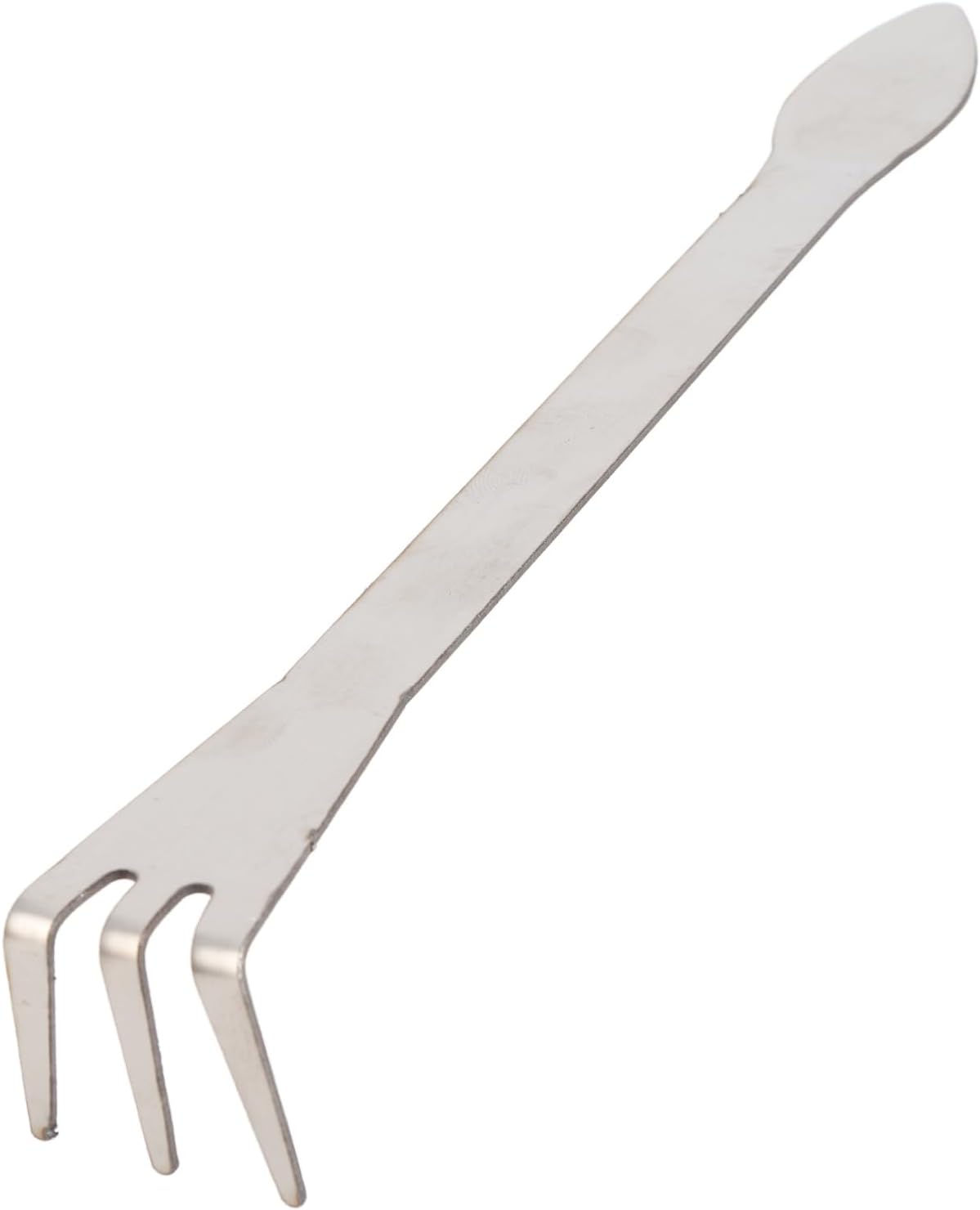 3 Prong Root Rake, Stainless Steel Root Pick Rake, Small Loosen Soil Bonsai Tree Tools with