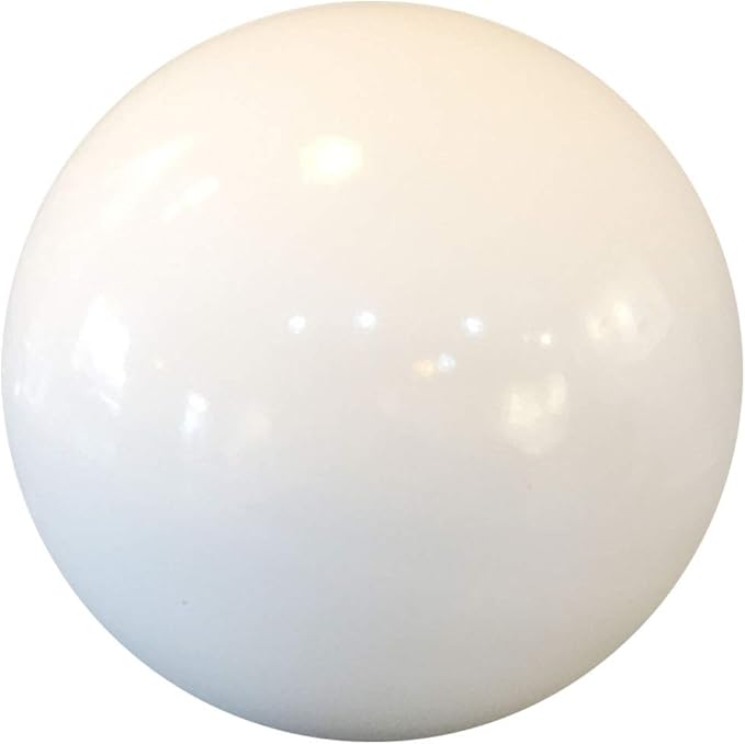 15cm/6inch Diameter Gazing Globe Mirror Ball,White Stainless Steel Polished Reflective Smooth