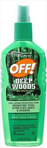OFF! Deep Woods Insect Repellent Pump 6 Ounce Pack of 3
