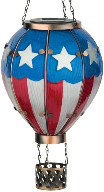 Regal Art & Gift Hot Air Balloon Solar Lantern – Hanging Solar-Powered LED Lights, Waterproof