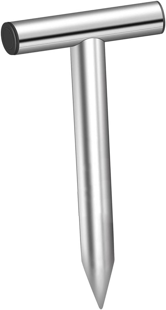 Hand Dibber, 10 Inch Stainless Seed Dibber, Hole Digger for Plant Labels Self Watering Stakes