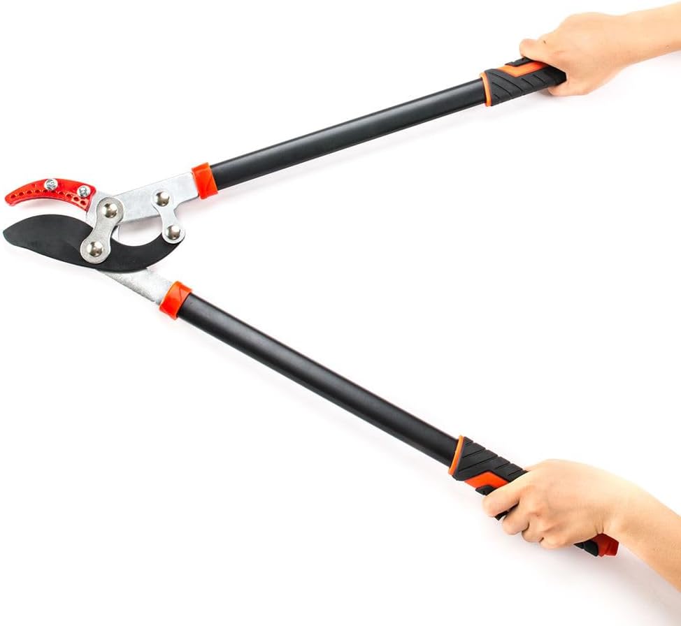 30-Inch Anvil Lopper for Tree Trimming, Heavy Duty, Low-Friction Sharp Steel Blade (65 Mn Steel