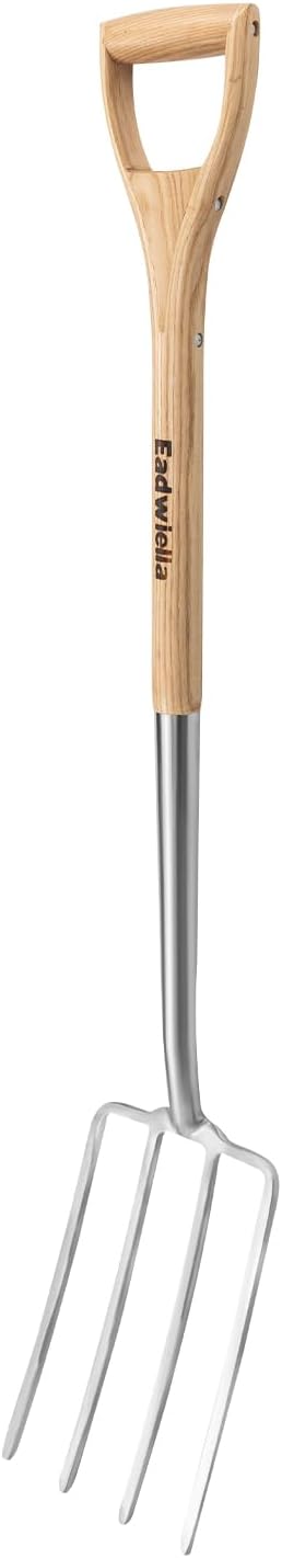 Pitchforks for Gardening Compost Digging Spading Cultivating Aerating Garden Fork Heavy Duty Yard