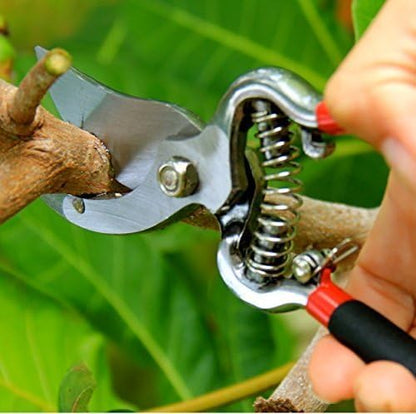 GARDEN GURU Classic Bypass Pruning Shears Clippers – Heavy Duty Forged Steel Garden Pruners