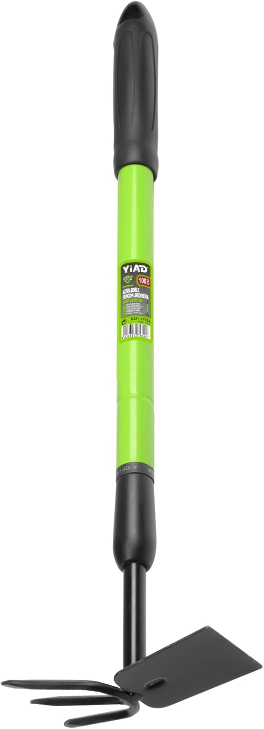 Telescopic Garden Hoe, Dual-Head Weeding and Cultivating Tool with Adjustable Handle, Lightweight