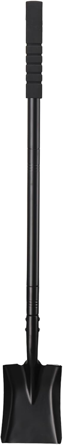 Small Square Shovel 43.3Inches Small Shovel with Metal Handle Garden Tool for Camping Farming
