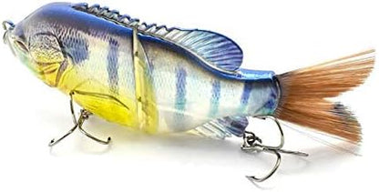 5.9in Multi Jointed Swimbait Fishing Lures Bait,2 Segment Big Giant Sinking Fishing Bass