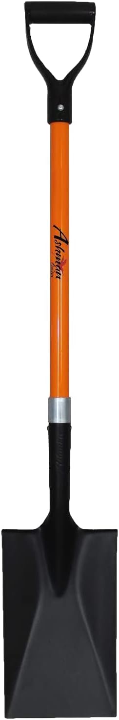 Ashman Spade Shovel (1 Pack) – 41 Inches Long D Handle Grip – The Single Shovel Weighs 2.2 Pounds