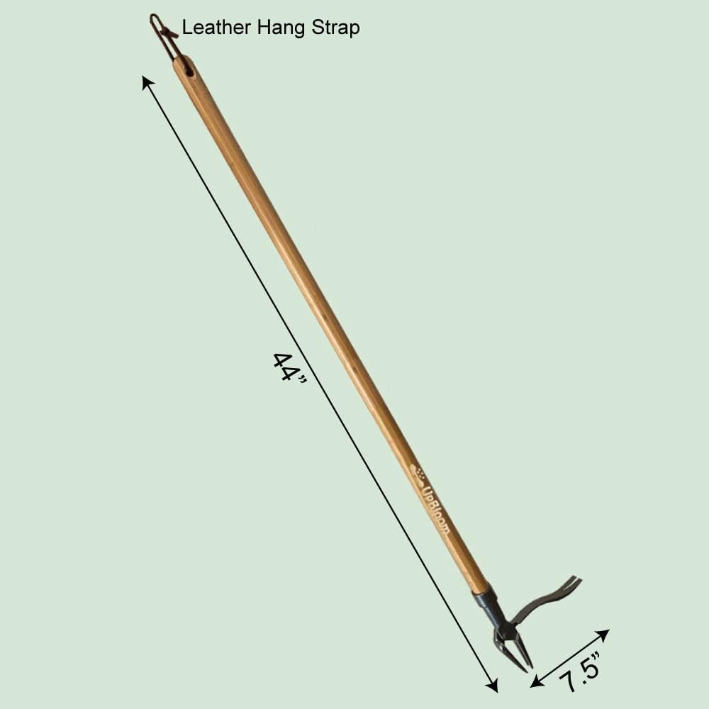 UpBloom - Stand Up Weed Puller Tool with Long Handle - Remover Yard and Garden for Easy Gardening