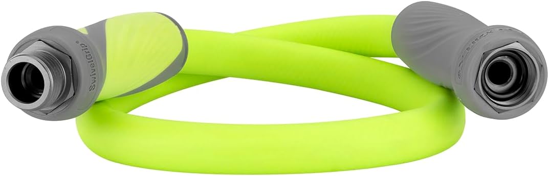 Flexzilla Garden Lead-in Hose with SwivelGrip, 5/8 in. x 3 ft., Lightweight All-Weather Water Hose