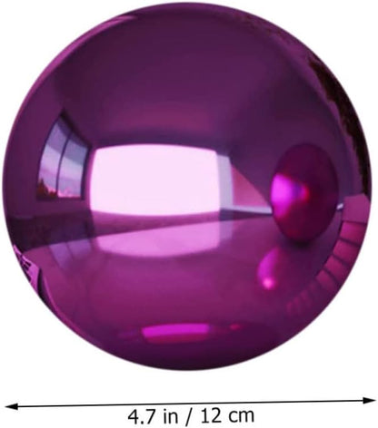Happyyami Stainless Steel Ball Gazebo Garden Mirror Reflective Ball Decorative Sphere Outdoor