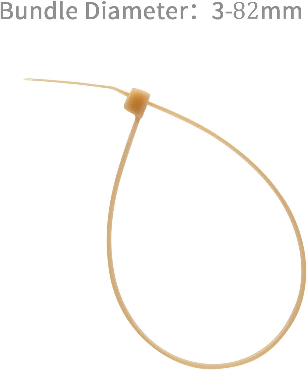 XINGO 1000 PCS Gold Zip Ties 12 Inch, 60 LBS Tensile Strength, Self-Locking Nylon Plastic Nylon
