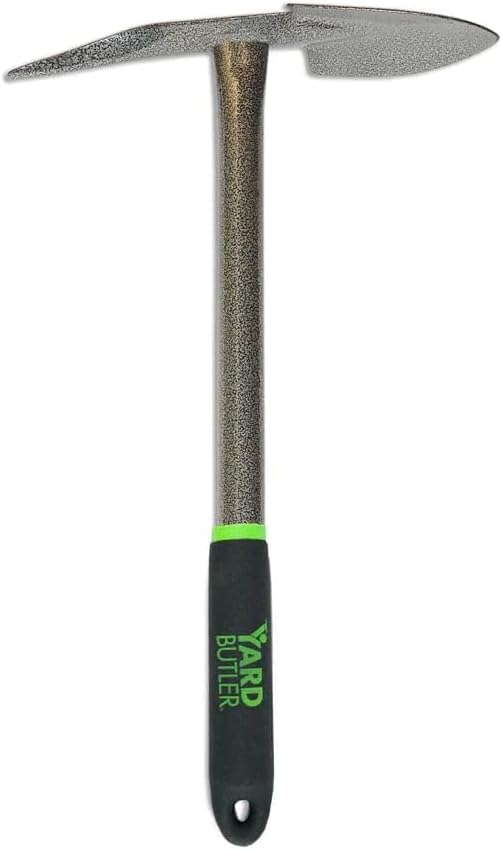 Yard Butler Terra Garden Hand Tools - Weeding Hand Tiller Tool for Efficient Gardening - Weed