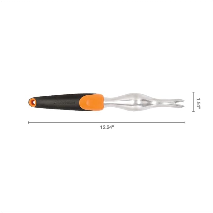 Fiskars Ergo Weeder Tool for Weeding, Heavy Duty Gardening Hand Tool with Ergonomic Handle and