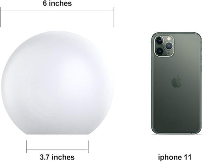 LOFTEK Floating Pool Lights - 6-inch Cordless Ball Light with Remote - 3 Modes & 16 RGB Color