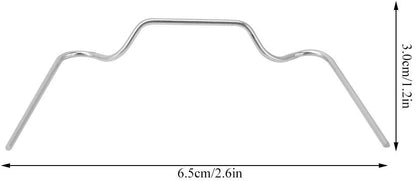Mumusuki 50 Pack Stainless Steel Greenhouse Clips, Rust Proof Spring Clamps for Plexiglass Panels
