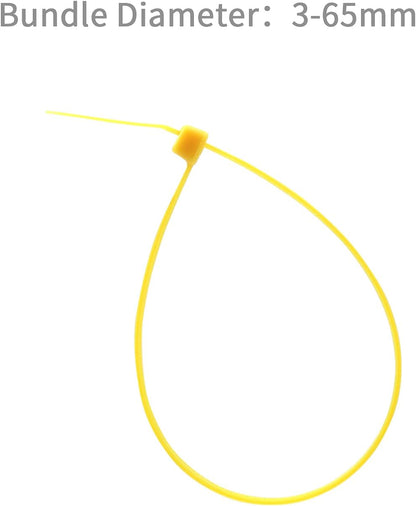 XINGO 10 Inch Cable Zip Ties (500 Pack), 40 Lbs Tensile Strength-Heavy Duty, Self-Locking Nylon