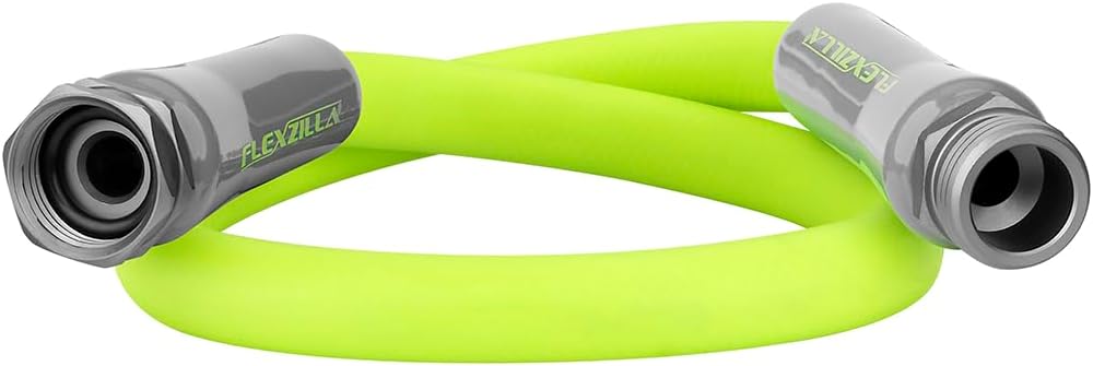 Flexzilla Garden Lead-in Hose 5/8 in. x 3 ft., Lightweight All-Weather Water Hose, Durable and