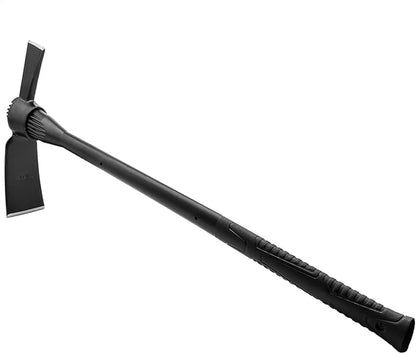 Garden Pick Cutter Mattock, 36" Heavy Duty Pick Axe with Forged Heat Treated Steel Blades Hoe for