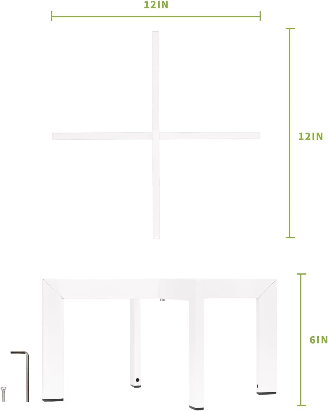 IZIDDO 4 Pack Plant Stand Indoor Outdoor,Metal Mid-Century Pot Stand,Modern Plant Holder Rattan