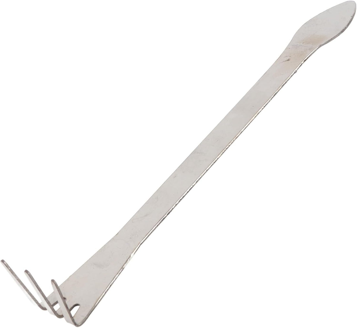 3 Prong Root Rake, Stainless Steel Root Pick Rake, Small Loosen Soil Bonsai Tree Tools with
