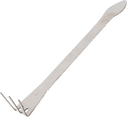 3 Prong Root Rake, Stainless Steel Root Pick Rake, Small Loosen Soil Bonsai Tree Tools with