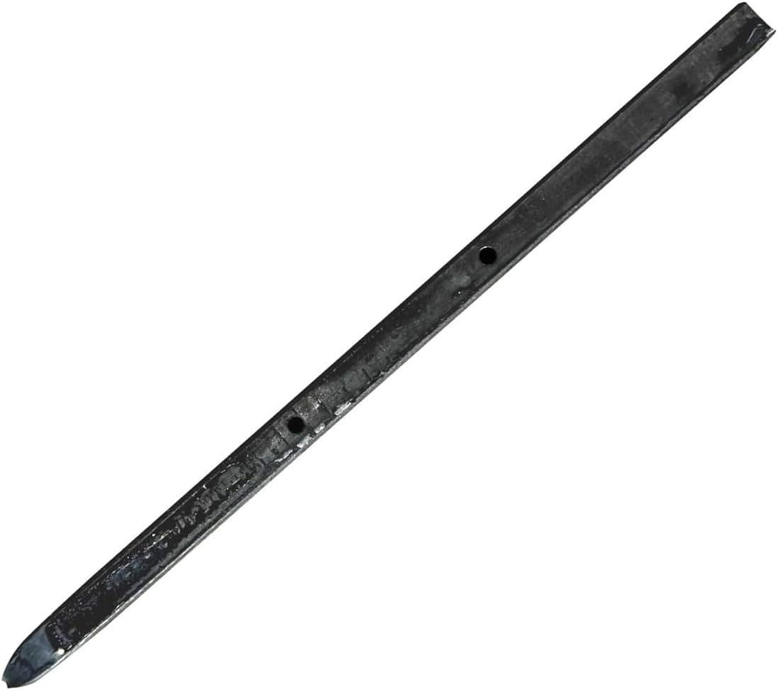 Sandbaggy Square Steel Concrete Form Stakes with Nail Holes - 5/8" Wide - Rust Resistant Coating