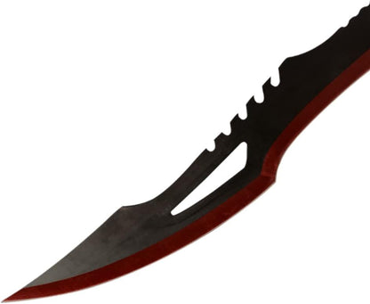 Sword Machete with Nylon Sheath and Lanyard Jungle Hunter Machete for Outdoor Adventure
