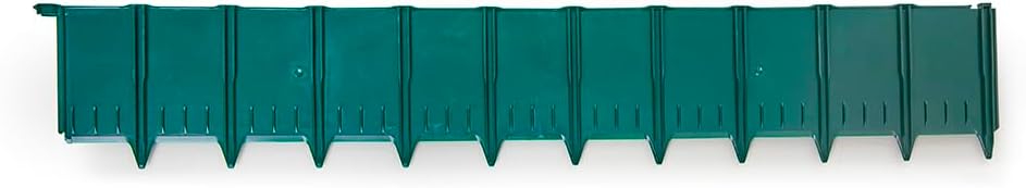 Greenscapes 3-Foot Plastic Green Edging (4-Pack) – Durable Landscape Border for Gardens, Lawns &