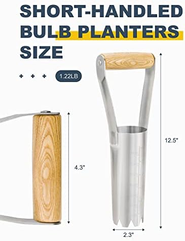Bulb Planter Tool with 6 Inch Depth Measurment Tulip Bulb for Planting Tulip Daffodils Dahlias