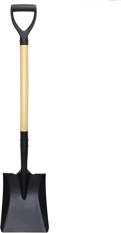 Square Shovel, Shovels for Digging with D-Handle, Overall 41-Inch Long Garden Shovel, Transfer